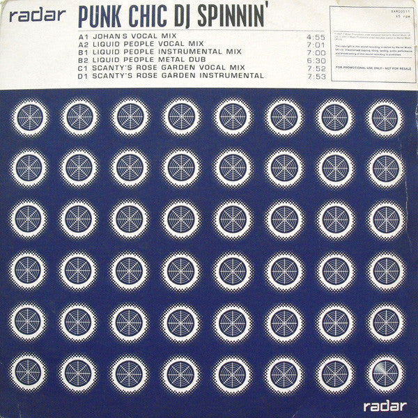 Punk Chic - DJ Spinnin' - Used Vinyl Record 12"