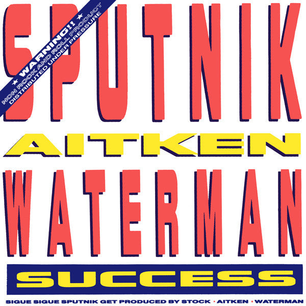 Sigue Sigue Sputnik - Success - Used Vinyl Record 7"