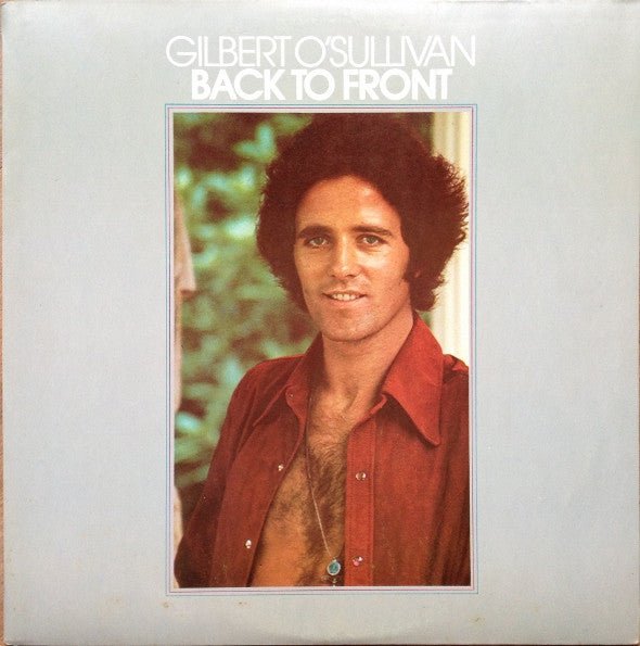 Gilbert O'Sullivan - Back To Front - Used Vinyl Record