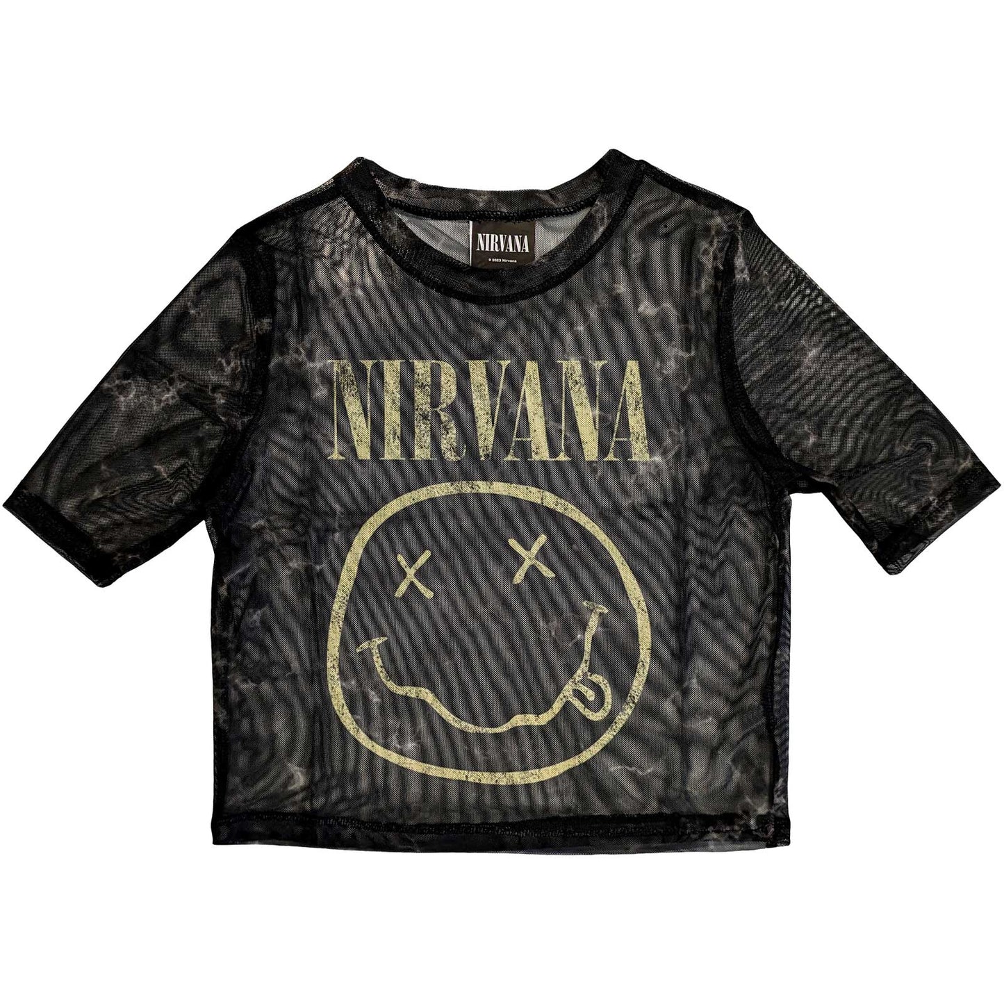 Nirvana - Ladies Crop To - New T-Shirts