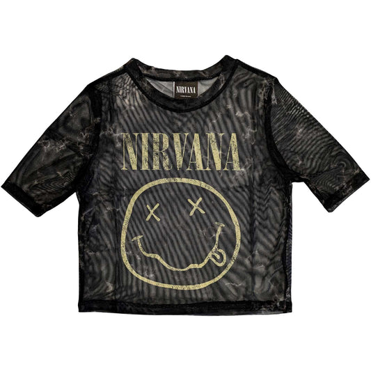 Nirvana - Ladies Crop To - New T-Shirts