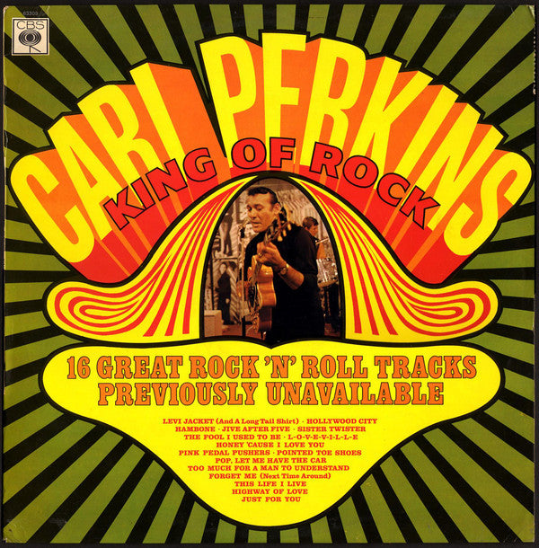 Carl Perkins - King Of Rock - Used Vinyl Record