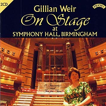 Gillian Weir - On Stage At Symphony Hall, Birmingham - New CD