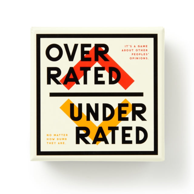 Galison - Overrated / Underrated Social Game - Game