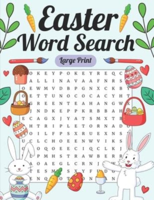 Aragon - Large Print Easter Word Search  Easter Word Find Puzzle Activ