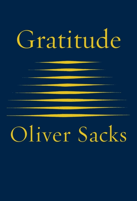 Oliver Sacks - Gratitude - Hardback