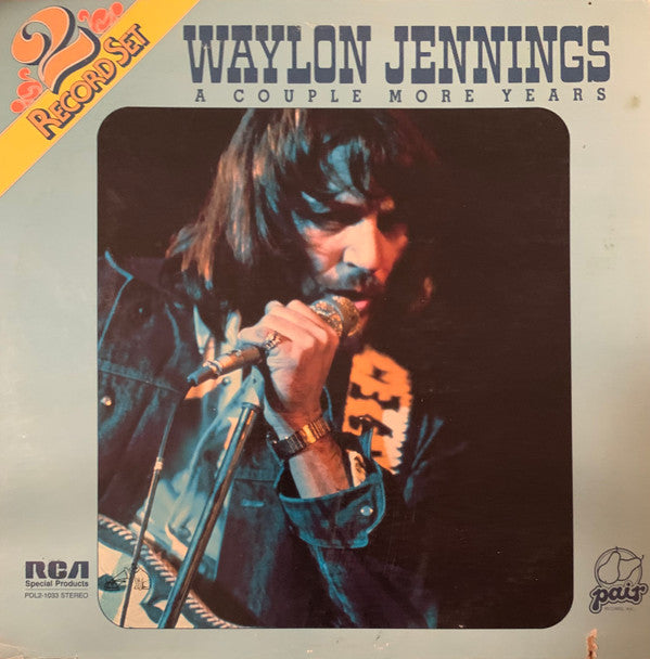 Waylon Jennings - A Couple More Years - Used Vinyl Record