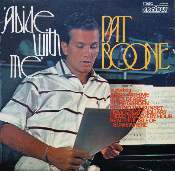 Pat Boone - Abide With Me - Used Vinyl Record