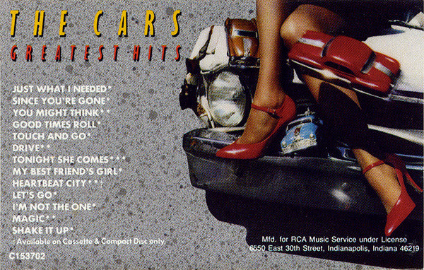 Cars - Greatest Hits - Used Cassette