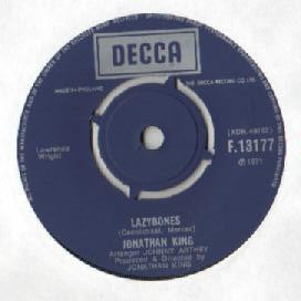 Jonathan King - Lazybones / I Just Want To Say "Thank You" - Used Vin