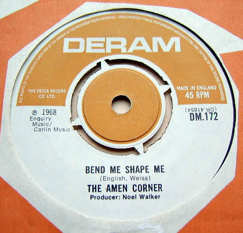 Amen Corner - Bend Me Shape Me - Used Vinyl Record 7"