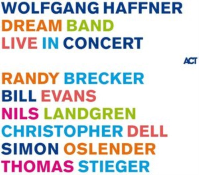 WOLFGANG HAFFNER - DREAM BAND LIVE IN CONCERT - CD ALBUM