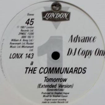 Communards - Tomorrow - Used Vinyl Record 12"