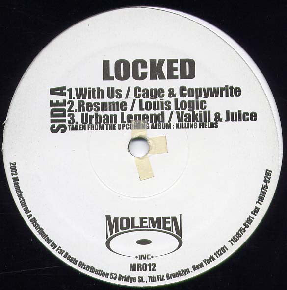 Molemen - Locked - Used Vinyl Record 12"