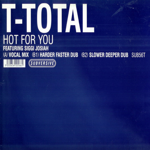T-Total - Hot For You - Used Vinyl Record 12"