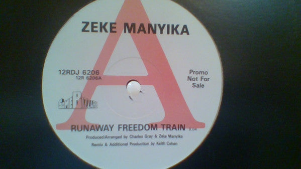 Zeke Manyika - Runaway Freedom Train - Used Vinyl Record 12"