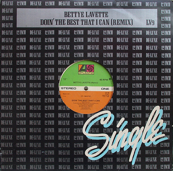 Bettye Lavette - Doin' The Best That I Can (Remix) - Used Vinyl Reco
