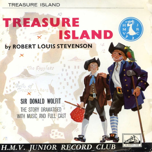 Robert Louis Stevens - Treasure Island - Used Vinyl Record 7"