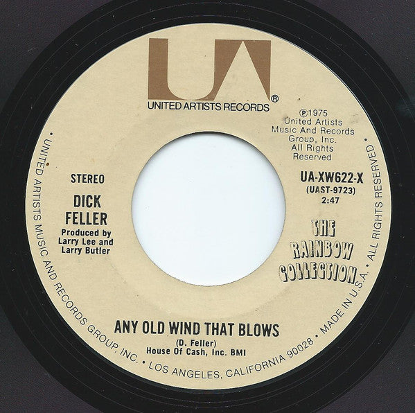 Dick Feller - Any Old Wind That Blows - Used Vinyl Record 7"