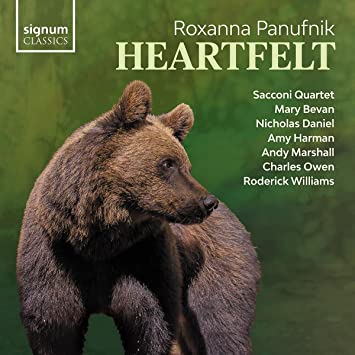 SACCONI QUARTET - ROXANNA PANUFNIK: HEARTFELT - cd album