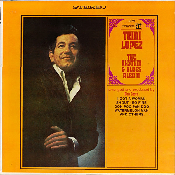 Trini Lopez - Rhythm & Blues Album - Used Vinyl Record
