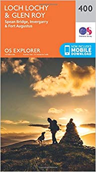 Ordnance Survey - Loch Lochy and Glen Roy - Spean Bridge, Invergarry a