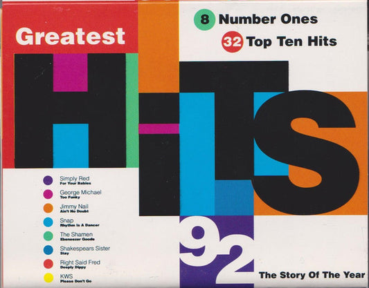 Various - Greatest Hits 92 - Used Cassette