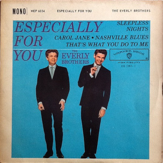 Everly Brothers - Especially For You - Used Vinyl Record 7"