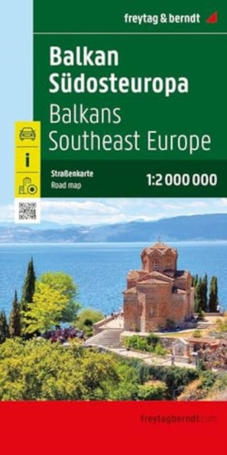 Balkans - Europe Southeast Europe Road Map - New Sheet map