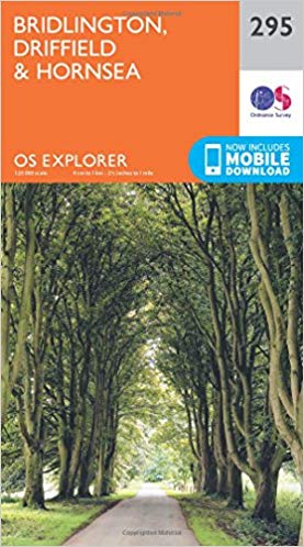 Ordnance Survey - Bridlington, Driffield & Hornsea : 295 - New Sheet m