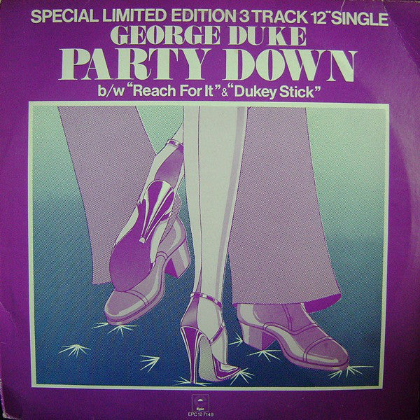 George Duke - Party Down b/w Reach For It & Dukey Stick - Used Vinyl
