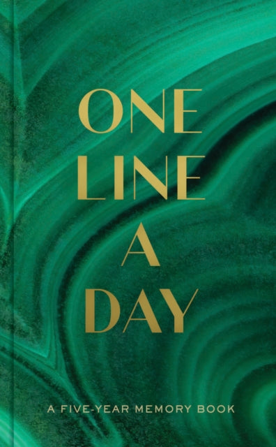 Chronicle Books - Malachite Green One Line a Day : A Five-Year Memory