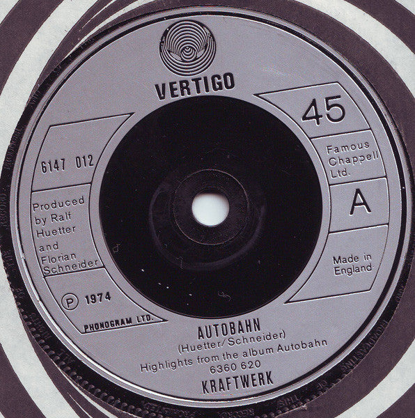 Kraftwerk - Autobahn - Used Vinyl Record 7"