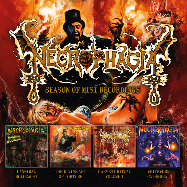 NECROPHAGIA - SEASON OF MIST RECORDINGS (4CD) - 4CD