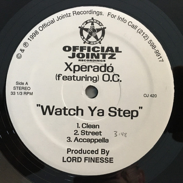 Xperado - Watch Ya Step / Animosity - Used Vinyl Record 12"