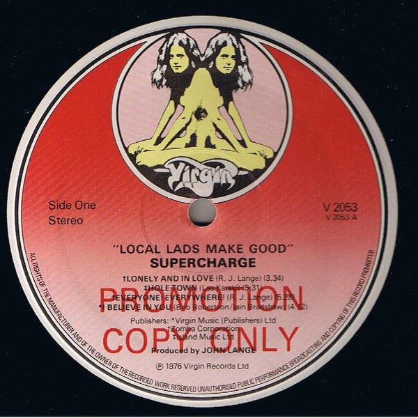 Supercharge - Local Lads Make Good - Used Vinyl Record