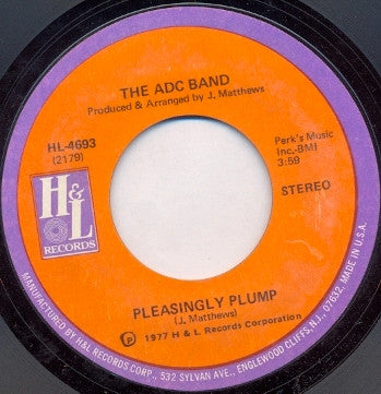 ADC Band - Pleasingly Plump / Looking For My Roots - Used Vinyl Recor