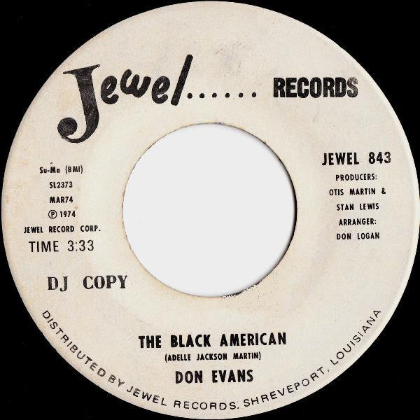 Don Evans - Black American / Battle Hymn Of The Republic - Us
