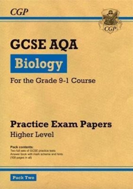 CGP Books - Grade 9-1 GCSE Biology AQA Practice Papers: Higher Pack 2