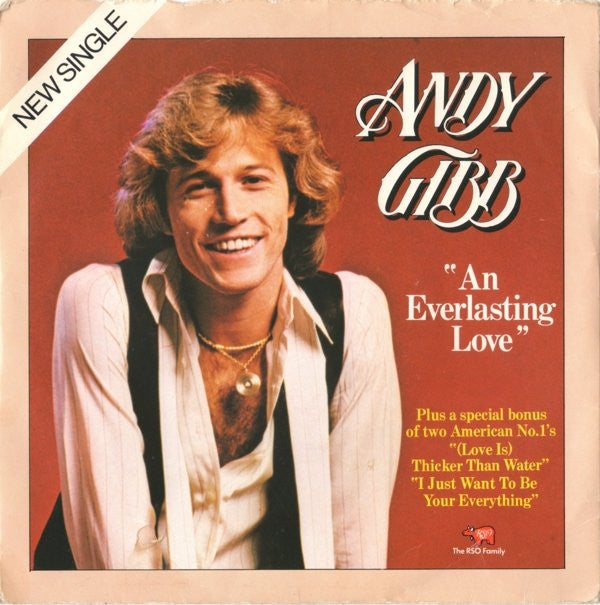Andy Gibb - An Everlasting Love - Used Vinyl Record 7"