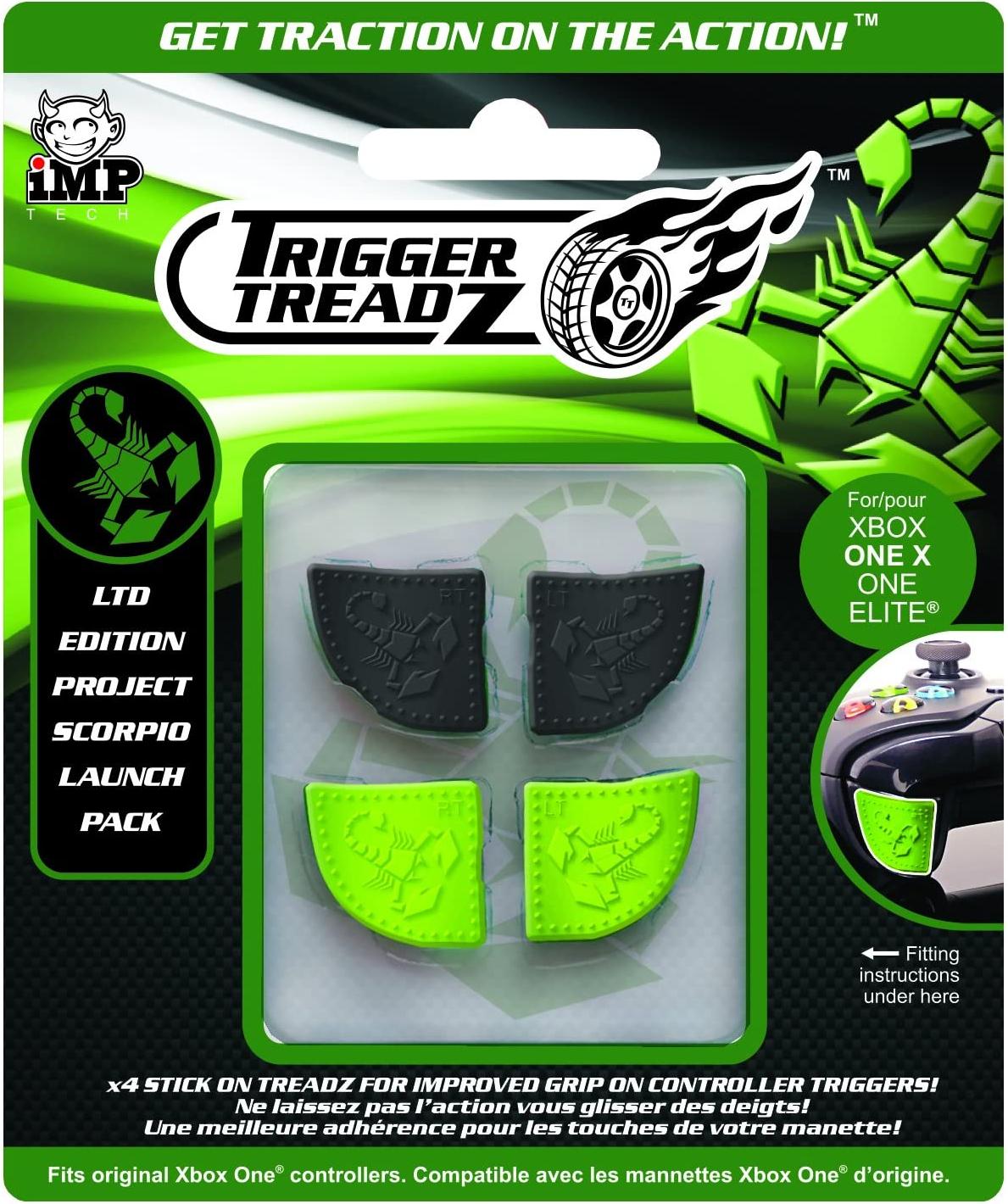 Trigger Treadz: Ltd Edition Project Scorpio (4 Pack) [Black/Green] /X