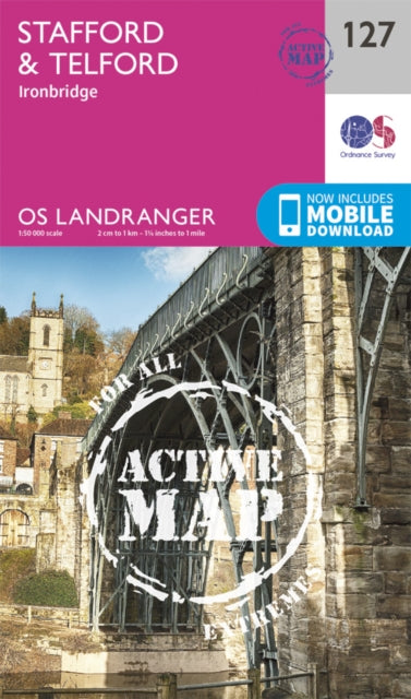 Ordnance Survey - Stafford & Telford, Ironbridge : 127 - New Sheet map