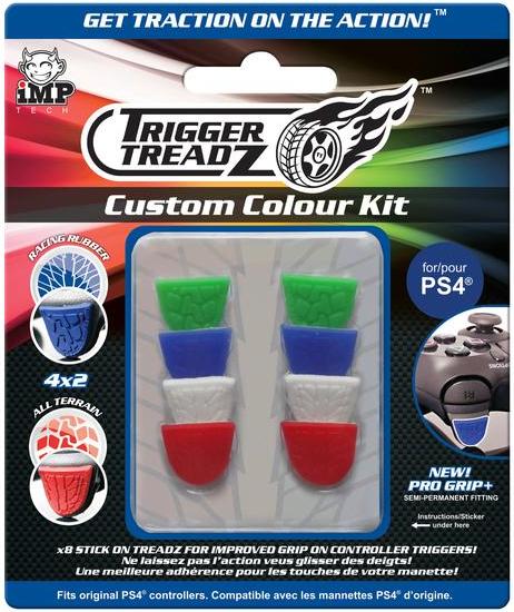 Trigger Treadz TT Custom Colour Kit: 8 Pack Set /PS4 - New PS4