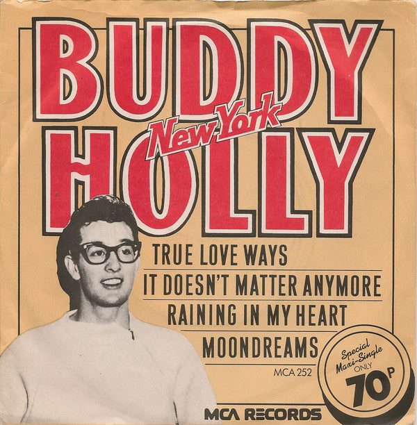Buddy Holly - New York - Used Vinyl Record 7"