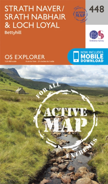 Ordnance Survey - Strath Naver / Strath Nabhair and Loch Loyal : 448 -