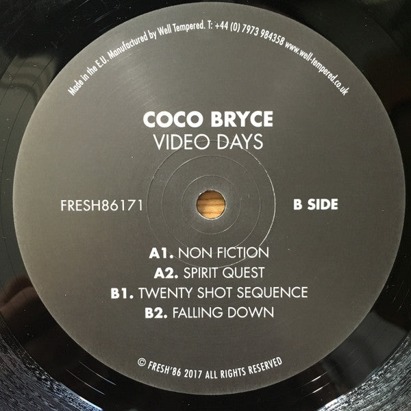 Coco Bryce - Video Days - New Vinyl Record 12"