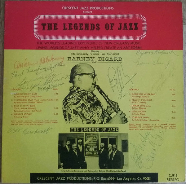 Legends Of Jazz - Used Vinyl Record