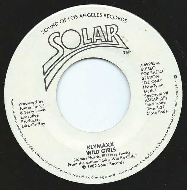 Klymaxx - Wild Girls / Can't Let Love Just Pass Me By - Used