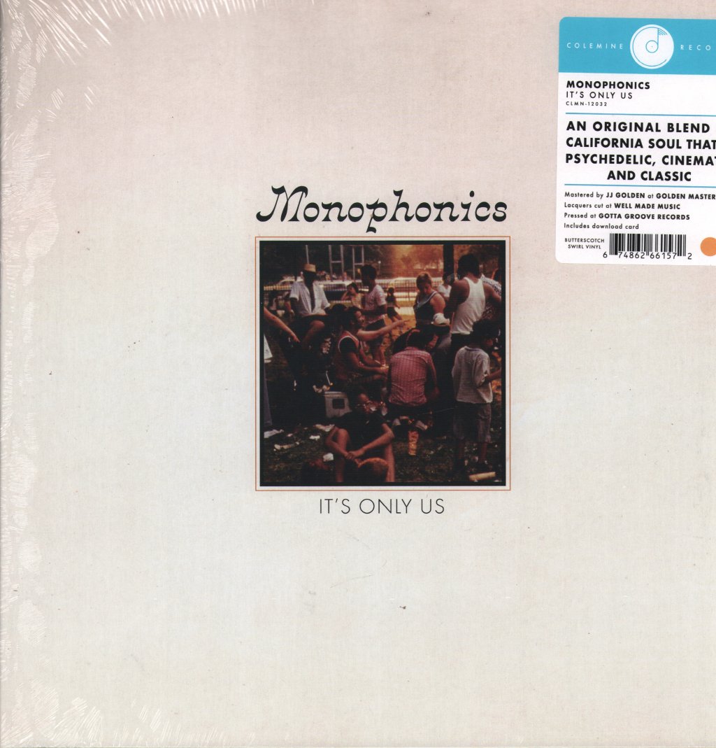 MONOPHONICS - IT'S ONLY US (BUTTERSCOTCH SWIRL VINYL) - Vinyl Record