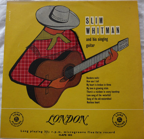 Slim Whitman - And His Singing Guitar - Used Vinyl Record